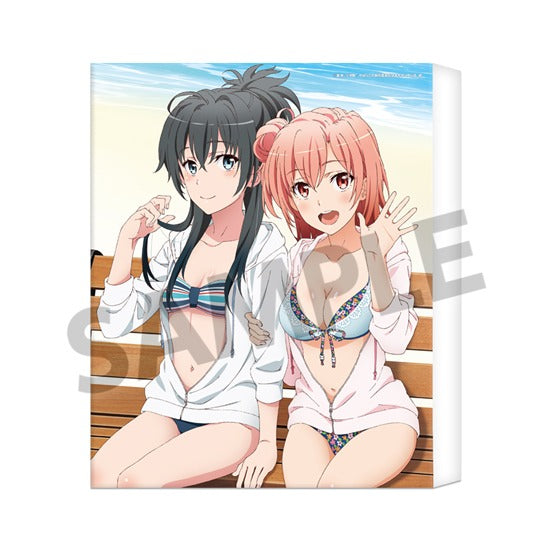 『やはり俺の青春ラブコメはまちがっている。続』キャンバスアート 雪ノ下雪乃&由比ヶ浜結衣 水着 ver.