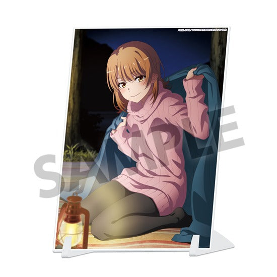 『やはり俺の青春ラブコメはまちがっている。完』ビジュアルアクリルプレート 一色いろは キャンプ ver.