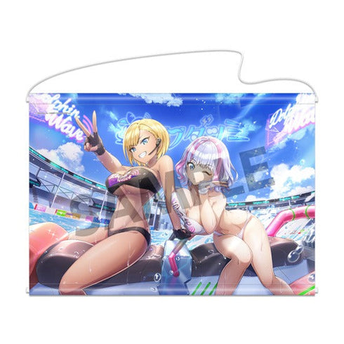 『ドルフィンウェーブ』B2タペストリー 麻汐&トモ(NEW WAVE COMIN')