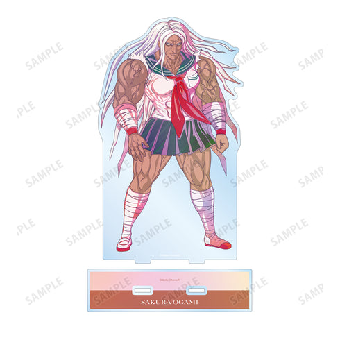 "Danganronpa 1·2 Reload" Sakura Oogami Ani-Art Clear Label BIG Acrylic Stand