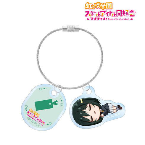 『ラブライブ!虹ヶ咲学園スクールアイドル同好会 』三船栞子 ちびころ 2連ワイヤーアクリルキーホルダー