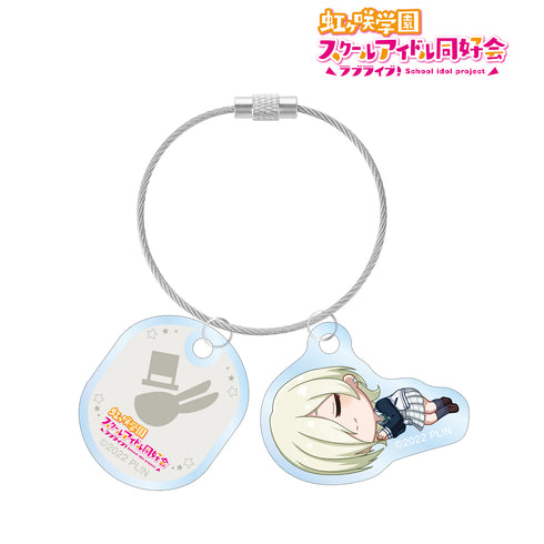 『ラブライブ!虹ヶ咲学園スクールアイドル同好会 』ミア‧テイラー ちびころ 2連ワイヤーアクリルキーホルダー