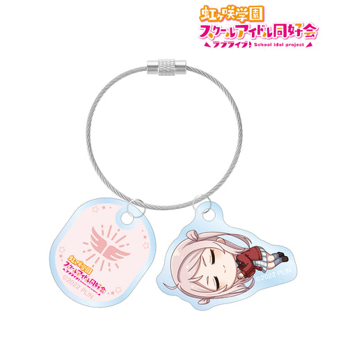 『ラブライブ!虹ヶ咲学園スクールアイドル同好会 』鐘嵐珠 ちびころ 2連ワイヤーアクリルキーホルダー