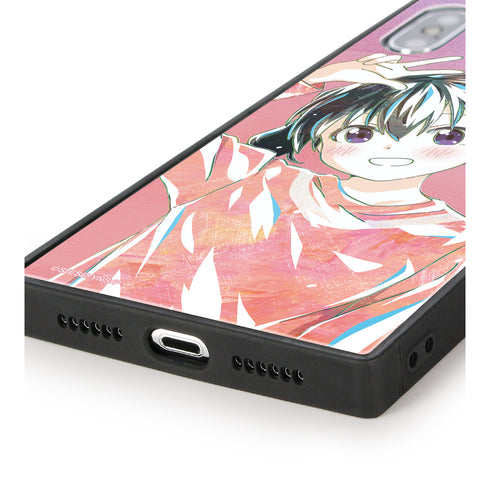 『ヤマノススメ Next Summit』ひなた Ani-Art 第2弾 スクエア強化ガラスiPhoneケース