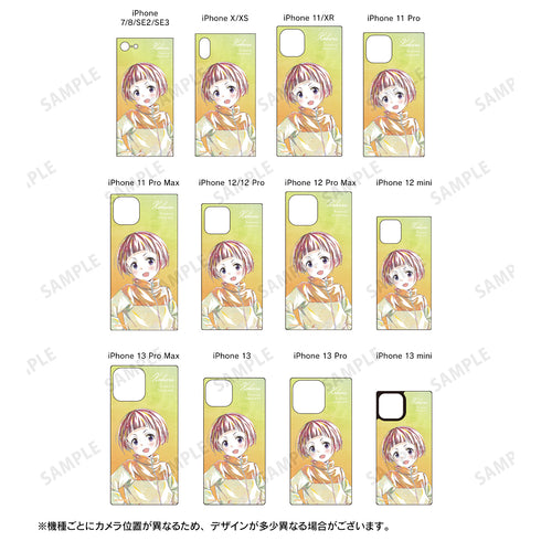 『ヤマノススメ Next Summit』小春 Ani-Art 第2弾 スクエア強化ガラスiPhoneケース