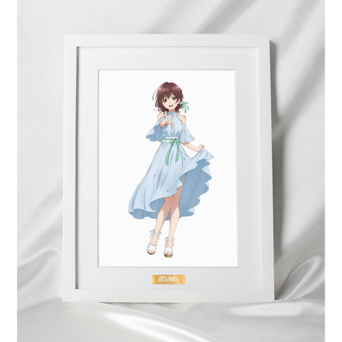 『弱キャラ友崎くん 2nd STAGE』描き下ろしイラスト ⽇南 葵 ドレスver. キャラファイングラフ