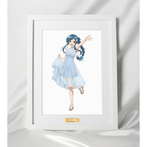 『弱キャラ友崎くん 2nd STAGE』描き下ろしイラスト 七海みなみ ドレスver. キャラファイングラフ