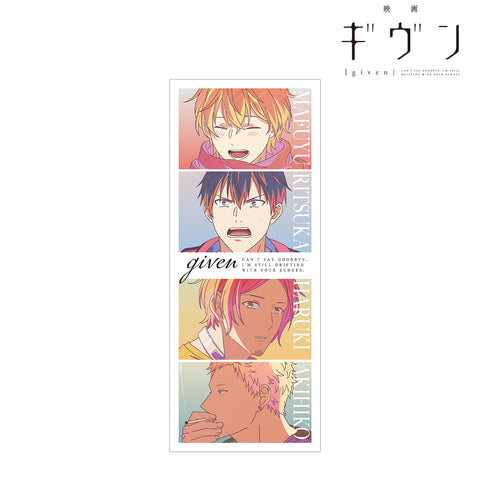 『映画 ギヴン』ギヴン 集合 Ani-Art clear label フェイスタオル