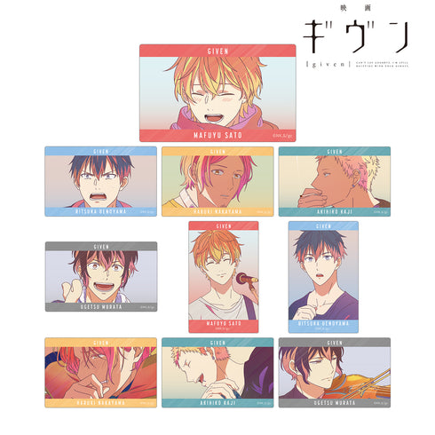 『映画 ギヴン』トレーディング Ani-Art clear label カードステッカー(全10種) BOX