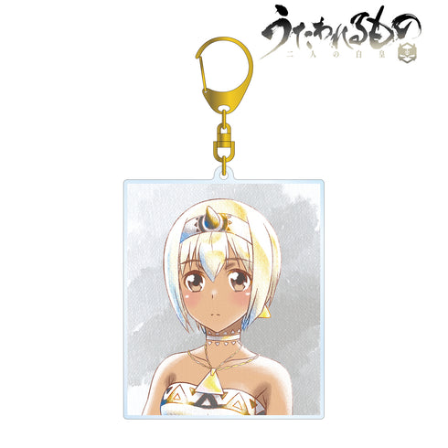 "Utawarerumono: The Two White Emperors" Sarana - Ani-Art aqua label BIG Acrylic Keychain