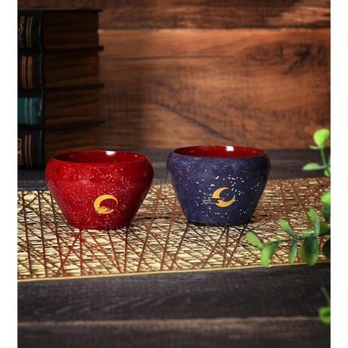 『犬夜叉』津軽塗コラボ 犬夜叉&殺生丸 おちょこ和島型