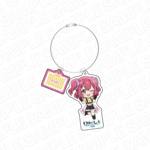 『幻日のヨハネ -SUNSHINE in the MIRROR-』 ワイヤーキーホルダー ルビィ Wonder sea breeze デフォルメ ver