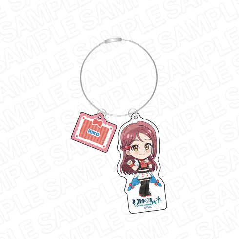 『幻日のヨハネ -SUNSHINE in the MIRROR-』 ワイヤーキーホルダー リコ Wonder sea breeze デフォルメ ver