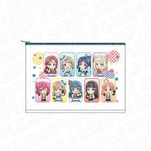 『幻日のヨハネ -SUNSHINE in the MIRROR-』 キャンバスポーチ Wonder sea breeze デフォルメ ver