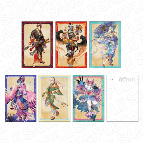 『夢職人と忘れじの黒い妖精』 ポストカードセット ゆらり、揺蕩う百花の宵に