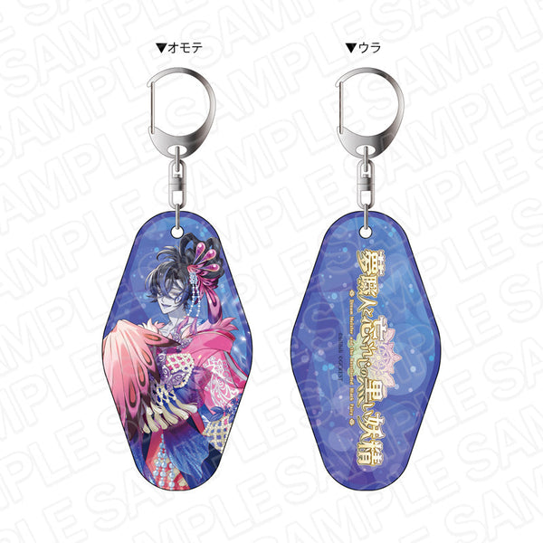 『夢職人と忘れじの黒い妖精』 ホログラム両面キーホルダー リンドウ ゆらり、揺蕩う百花の宵に
