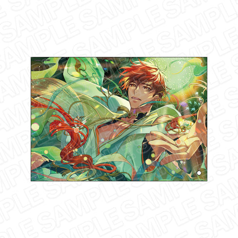 『夢職人と忘れじの黒い妖精』 ミニアクリルアート 旭月覚醒 ゆらり、揺蕩う百花の宵に