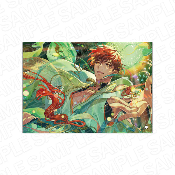 『夢職人と忘れじの黒い妖精』 ミニアクリルアート 旭月覚醒 ゆらり、揺蕩う百花の宵に