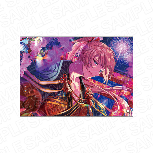 『夢職人と忘れじの黒い妖精』 ミニアクリルアート ヒース太陽覚醒 ゆらり、揺蕩う百花の宵に