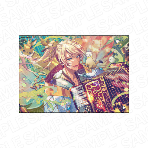 『夢職人と忘れじの黒い妖精』 ミニアクリルアート ヒース月覚醒 ゆらり、揺蕩う百花の宵に