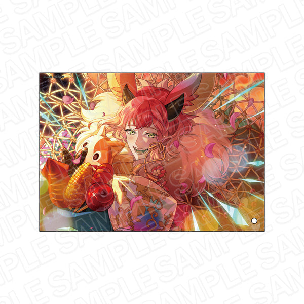 『夢職人と忘れじの黒い妖精』 ミニアクリルアート プラオ覚醒後 ゆらり、揺蕩う百花の宵に