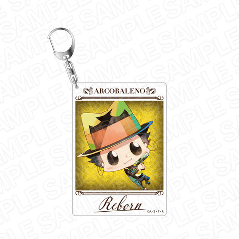 『家庭教師ヒットマンREBORN!』 インスタントフォト風キーホルダー PALE TONE series リボーン ヴァリアー編 ver.