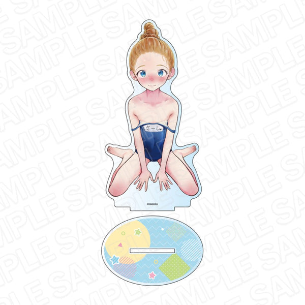 『サーシャちゃんとクラスメイトオタクくん』 デカアクリルスタンド サーシャちゃん スク水 ver.