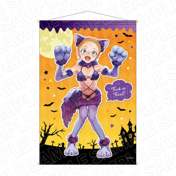 『サーシャちゃんとクラスメイトオタクくん』 B2タペストリー サーシャちゃん ハロウィン ver.