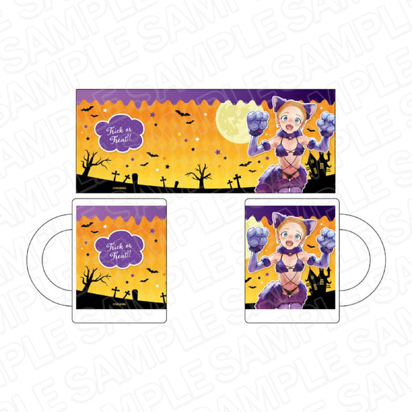 『サーシャちゃんとクラスメイトオタクくん』 マグカップ サーシャちゃん ハロウィン ver.