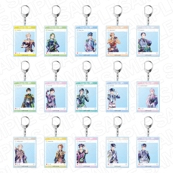 『STATION IDOL LATCH!』 SNS風アクリルキーホルダー(ブラインド) PALE TONE series A 新シリーズ セット