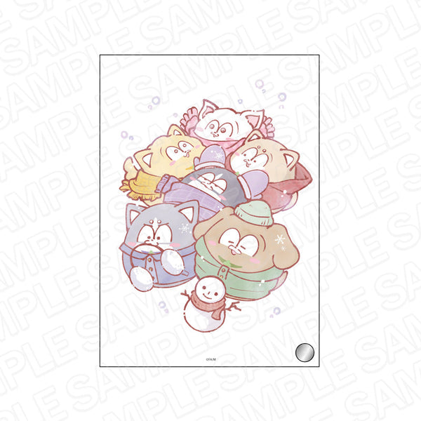 『まついぬ』 ミニアクリルアート ふゆのよそおい まついぬたいむ ver.