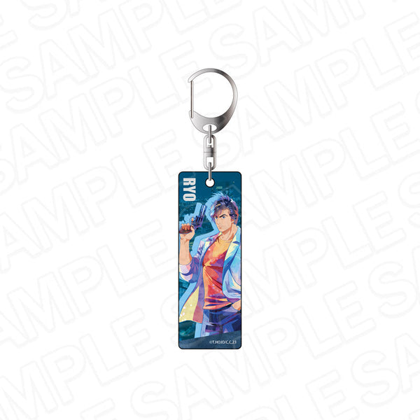 『シティーハンター 天使の涙(エンジェルダスト)』 プレートキーホルダー PALE TONE series 冴羽 獠 A