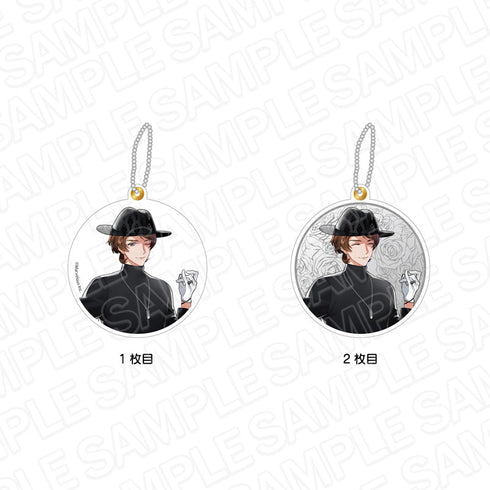 『千銃士:Rhodoknight』 チェンジングアクリルキーホルダー グラース 1.5周年記念 ver.