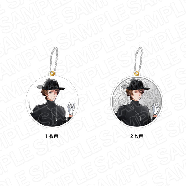 『千銃士:Rhodoknight』 チェンジングアクリルキーホルダー グラース 1.5周年記念 ver.