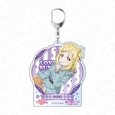 『ラブライブ!スクールアイドルフェスティバル ALL STARS』 デカキーホルダー 小原鞠莉 冬の不思議な出会い ver