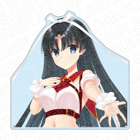 『緋弾のアリア』 特大ダイカットアクリルボード 星伽 白雪 15周年学園祭アイドル ver.