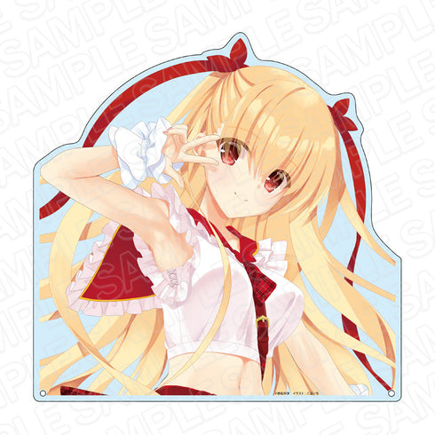 『緋弾のアリア』 特大ダイカットアクリルボード 峰 理子 15周年学園祭アイドル ver.