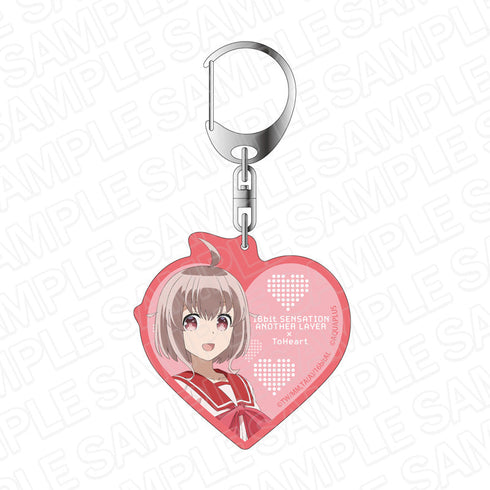 『16bitセンセーション ANOTHER LAYER』 アクリルキーホルダー 上原メイ子 ToHeartコラボ ver.