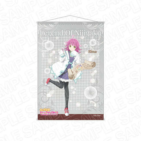 『ラブライブ!虹ヶ咲学園スクールアイドル同好会』 B2タペストリー リナ レジェンド オブ ニジガク ver