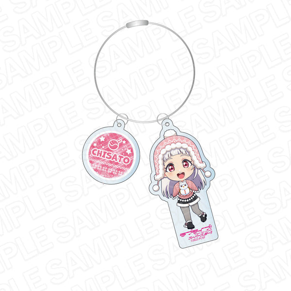 『ラブライブ!スーパースター!!』 ワイヤーキーホルダー 嵐 千砂都 ポンチョ デフォルメ ver