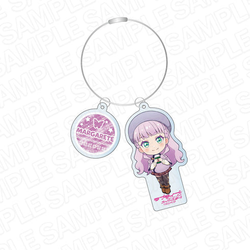 『ラブライブ!スーパースター!!』 ワイヤーキーホルダー ウィーン・マルガレーテ ポンチョ デフォルメ ver