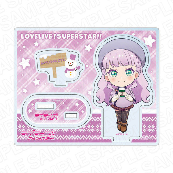 『ラブライブ!スーパースター!!』 アクリルスタンド ウィーン・マルガレーテ ポンチョ デフォルメ ver