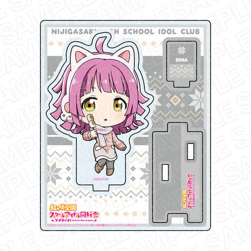 『ラブライブ!虹ヶ咲学園スクールアイドル同好会』 アクリルスタンド 天王寺璃奈 アウトドア デフォルメ ver