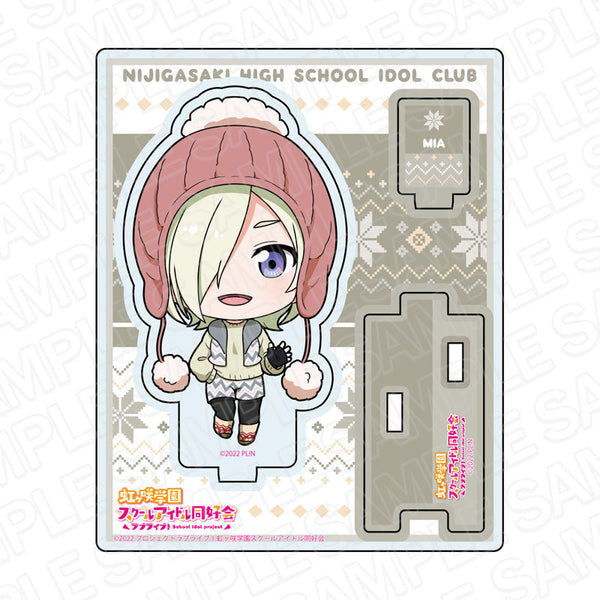 『ラブライブ!虹ヶ咲学園スクールアイドル同好会』 アクリルスタンド ミア・テイラー アウトドア デフォルメ ver