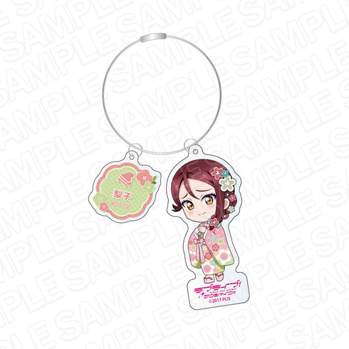 『ラブライブ!サンシャイン!!』 ワイヤーキーホルダー 桜内梨子 振袖2024 デフォルメ ver