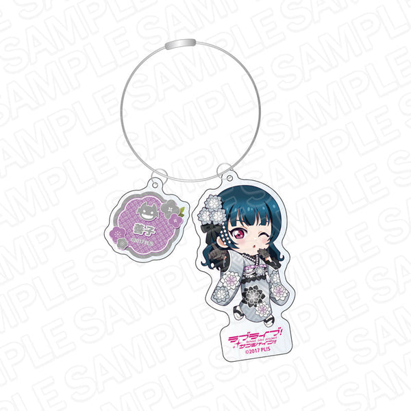 『ラブライブ!サンシャイン!!』 ワイヤーキーホルダー 津島善子 振袖2024 デフォルメ ver