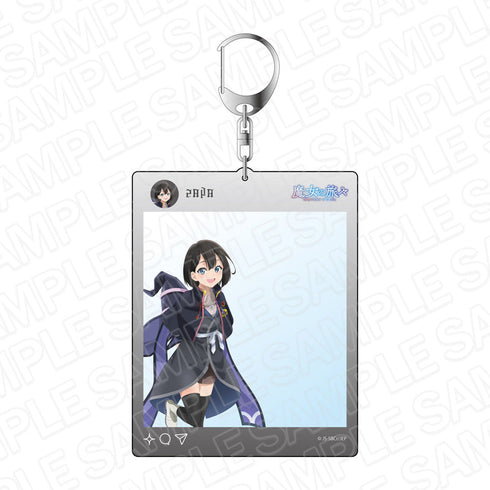 "The Witch's Travels" Social Media-Style Keychain: Saya Date Ver.