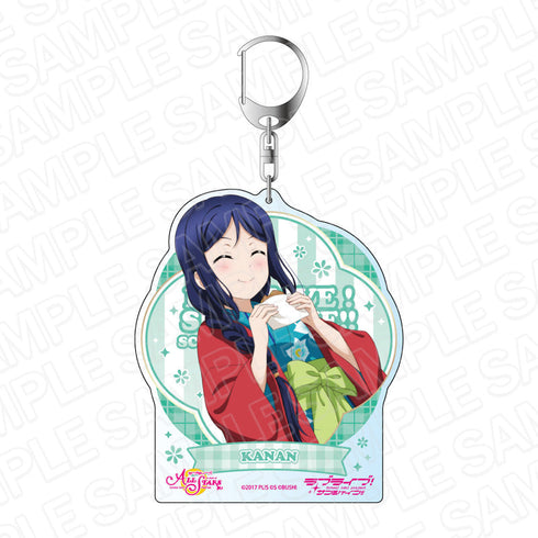 『ラブライブ!スクールアイドルフェスティバル ALL STARS』 デカキーホルダー 松浦果南 ビューティー温泉旅行 ver