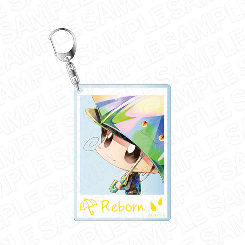 『家庭教師ヒットマンREBORN!』 インスタントフォト風キーホルダー PALE TONE series リボーン Rain ver.