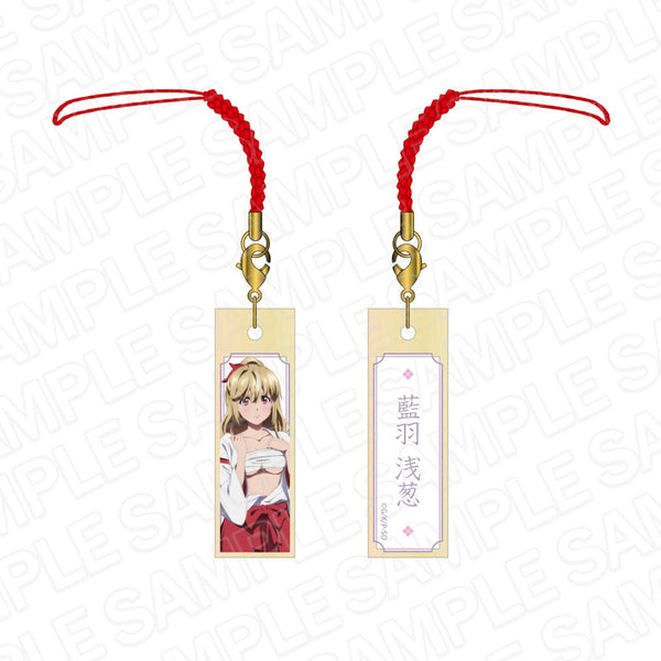 『ストライク・ザ・ブラッドFINAL』 木札ストラップ 藍羽 浅葱 巫女服 ver.
